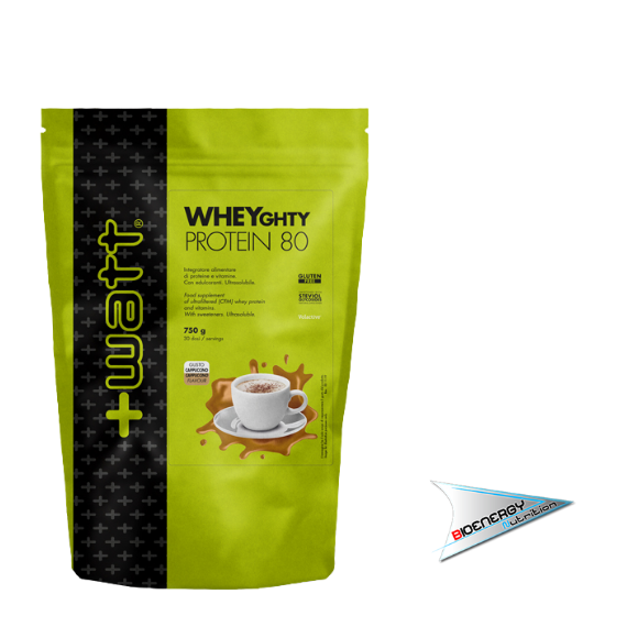+Watt-WHEYGHTY PROTEIN 80  750 gr Doypack Cappuccino  